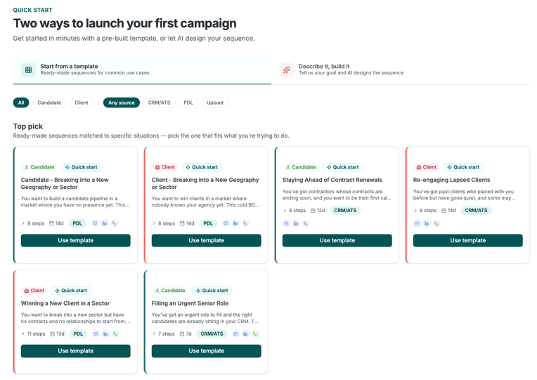 access automate outreach templates